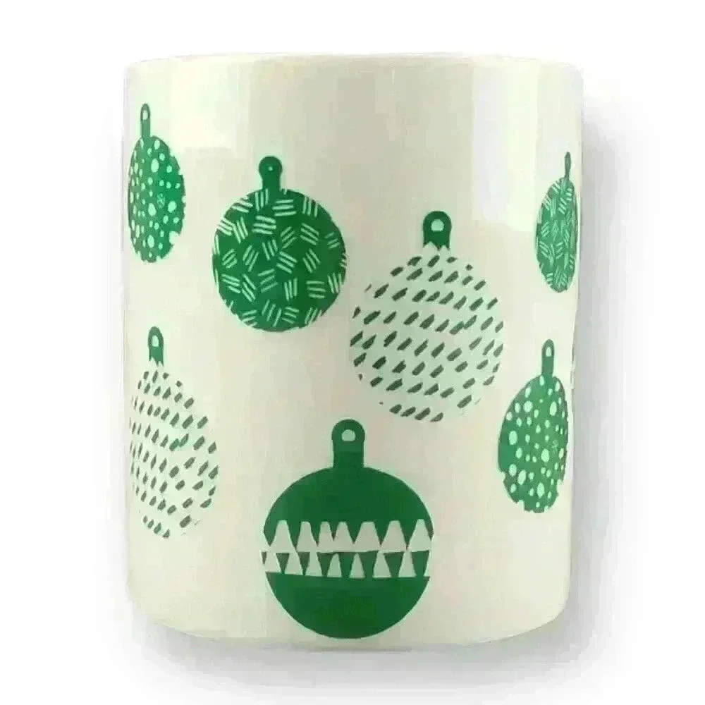 Starbucks Coffee Holiday 2016 Green Christmas Ornaments 12 oz Coffee Mug Tea Cup - Picture 2 of 6